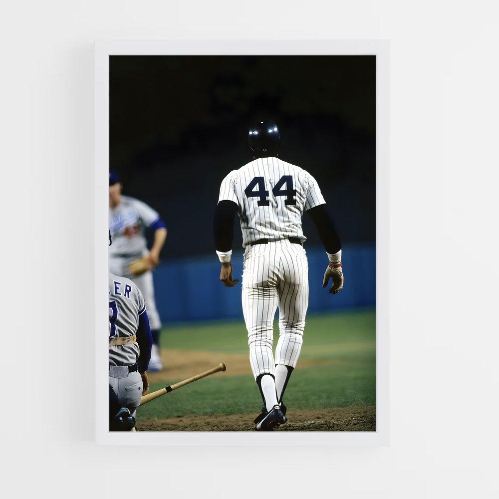 Poster Reggie jackson Cours – affiche Baseball (vue 3)